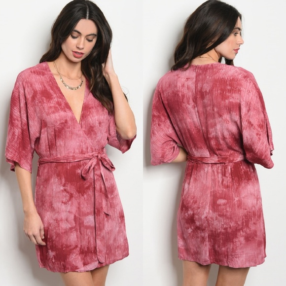 Honey Belle Dresses & Skirts - Rose Surplice Wrap Dress